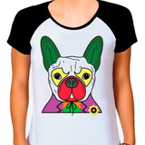 Camiseta Raglan Buldog Frances