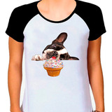 Camiseta Raglan Buldog Frances