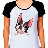 Camiseta Raglan Buldog Frances