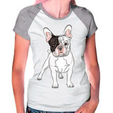 Camiseta Raglan Buldog Frances