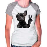 Camiseta Raglan Buldog Frances