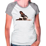 Camiseta Raglan Buldog Frances