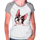 Camiseta Raglan Buldog Frances