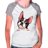 Camiseta Raglan Buldog Frances