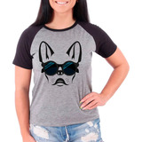 Camiseta Raglan Buldog Frances