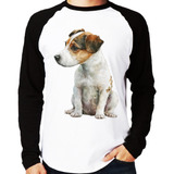 Camiseta Raglan Cachorro Jack