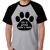 Camiseta Raglan Camisa Blusa