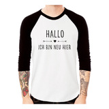 Camiseta Raglan Hallo 
