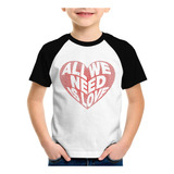 Camiseta Raglan Infantil All