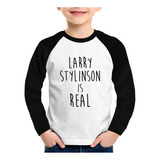Camiseta Raglan Infantil Larry