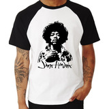 Camiseta Raglan Jimi Hendrix
