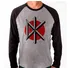 Camiseta Raglan Manga Longa Camisa Dead Kennedys Banda Rock