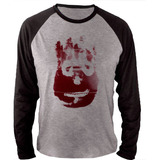 Camiseta Raglan Manga Longa