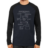 Camiseta Raglan Manga Longa