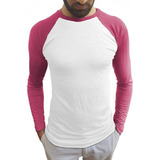 Camiseta Raglan Masculina Manga