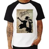 Camiseta Raglan Michael Jackson