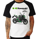 Camiseta Raglan Moto Kawasaki