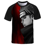 Camiseta Raglan Naruto Uzumaki Ninja Mangá Perfil T15