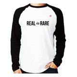 Camiseta Raglan Real Is Rare Longa