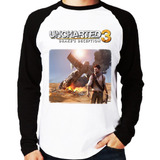 Camiseta Raglan Uncharted 3