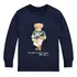 Camiseta Ralph Lauren Bear Urso Manga Longa Menino Original