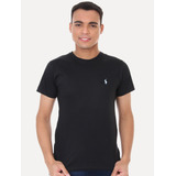 Camiseta Ralph Lauren Masculina Custom Fit Blu Preta