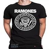 Camiseta Ramones Logo Camisa Banda Rock Anos 80 Clássicos Tamanho:gg;cor:preto