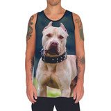 Camiseta Regata Animal Pit Bull Terrier Cachorro Cão Pet 5