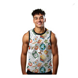 Camiseta Regata Estilo Verao