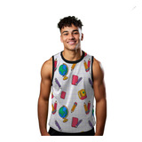 Camiseta Regata Estilo Verao