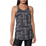 Camiseta Regata Feminina Colcci