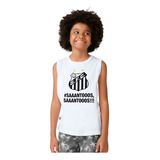 Camiseta Regata Infantil Santos