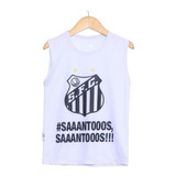 Camiseta Regata Infantil Santos