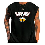 Camiseta Regata Masculina Frase