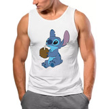Camiseta Regata Stitch Coco