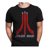 Camiseta River Raid Atari Game Retrô Camisa - Jogo Avião 