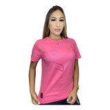 Camiseta Rosa Logo Coracao