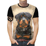 Camiseta Rottweiler Masculina Cachorro