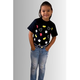 Camiseta Roupa Infantil Personagens