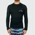 Camiseta Rusty Lycra Surf Long Preto Rusty