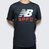 Camiseta São Paulo Casual Masculina Oficial New Balance Spfc