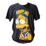 Camiseta Sátira Bart Simpsons Tupac - Camisetas Engraçadas
