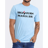 Camiseta Sega Saturn Retro Brasil Gamer Masculina M1