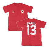 Camiseta Selecao Brasileira Vermelha