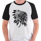 Camiseta Skull Indian Caveira