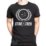 Camiseta Star Trek Camisa Jornada Nas Estrelas Filme Clássic