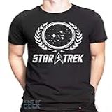 Camiseta Star Trek Camisa Jornada Nas Estrelas Filme Clássic Tamanho:gg;cor:preto