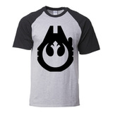 Camiseta Starwars Millenium Falcon Rebel Legion