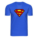 Camiseta Super Man Camisa Super Herói Algodão Unissex