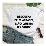Camiseta T-shirt Blusinha Frases Divertida Feminina Barato